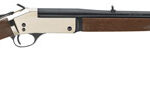 Henry H015B357 Single Shot  38 Special or 357 Mag Caliber with 1rd Capacity, 22" Blued Barrel, Polished Brass Metal Finish & American Walnut Stock, Right Hand (Full Size)