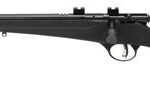 Savage Arms 13841 Rascal FLV-SR 22 Short Caliber with 1rd Capacity, 16.12" Threaded Barrel, Matte Blued Metal Finish & Matte Black Synthetic Stock Left Hand (Youth)