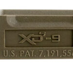Springfield Armory XDS5901MFDE Backstrap Sleeve  made of Polymer with Flat Dark Earth Finish & 1 Piece Design for 9mm Luger Springfield XD-S with #1 Backstrap & 3.30" Barrel