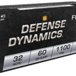 Fiocchi 32APHP Defense Dynamics  32 ACP 60 gr Jacket Hollow Point 50 Per Box/ 20 Case
