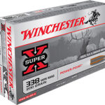 Winchester Ammo X3381 Power-Point  338 Win Mag 200 gr Power Point 20 Per Box/ 10 Case