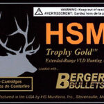 HSM 260130VLD Trophy Gold Extended Range 260 Rem 130 gr Berger Hunting VLD Match 20 Per Box/ 25 Case