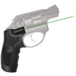 Crimson Trace 0145301 LG-415G Green Lasergrips  Black Ruger LCR