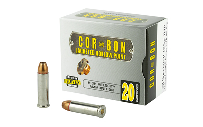 COR38125_1.jpg CORBON 38SPL+P 125GR JHP 20/500 - Image 1