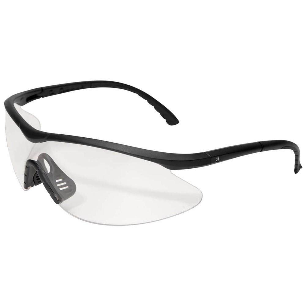 https3A2F2Fmedia.chattanoogashooting.com2Fimages2Fproduct2FEEXFL6112FEEXFL611.jpg Edge Eyewear Fastlink Shooting Glasses Black Frame with Clear G15 Vapor Shield Lens - Image 1